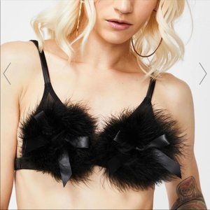 Fun In Feathers Poof Bra Top